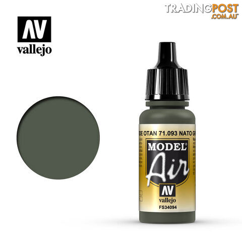 VALLEJO MODEL AIR ACRYLIC PAINT FIELD GREEN 71093 - VALLEJO