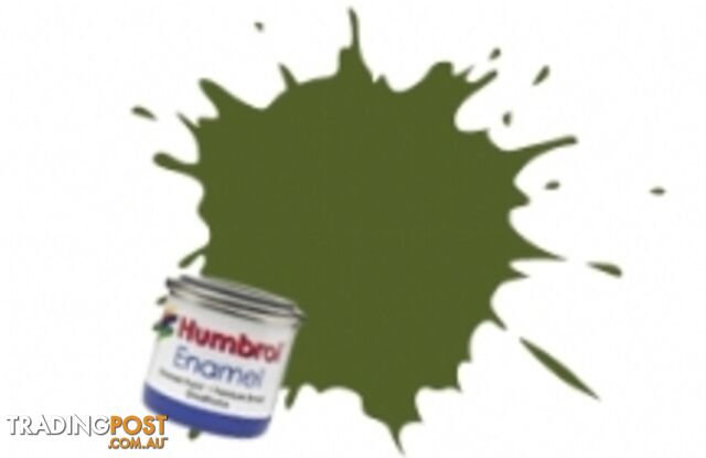 150   HUMBROL ENAMEL PAINT FORSET GREEN MATT - HUMBROL