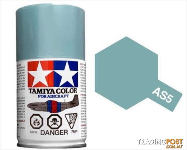 TAMIYA AS-5 ACRYLIC SPRAY PAINT 100ml (Aircraft) LIGHT BLUE - TAMIYA PAINTS &amp; Accessories