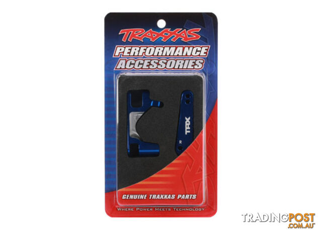 6832X (PART) TRAXXAS CASTER BLOCKS L/R BLUE - TRAXXAS PARTS