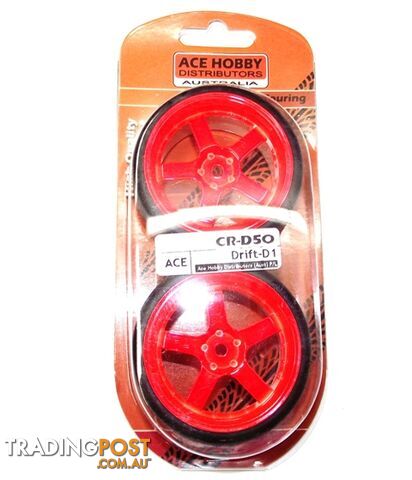 ACE DRIFT TYRE&RIMS FLUORO ORANGE