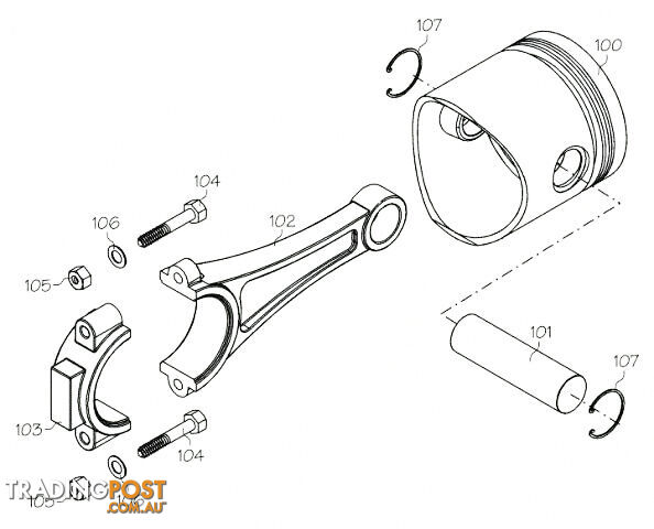 F1453 (YS ENGINE PART) THROTTLE BARREL