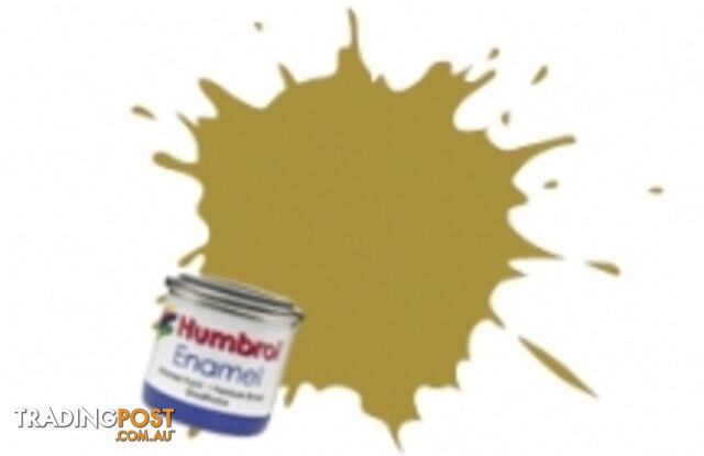 83 HUMBROL ENAMEL PAINT OCHRE MATT - HUMBROL