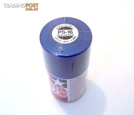 PS-16 TAMIYA POLYCARBONATE SPRAY PAINT METALIC BLUE - TAMIYA PAINTS &...