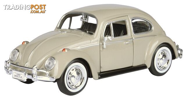 MOTORMAX 1/24 1966 VW TYPE 1 CLASSIC BEETLE DIECAST MX73223 - MOTORMAX