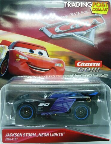 CARRERA GO Disney Pixar CARS Jackson Storm Neon Lights - CARRERA - Does not...