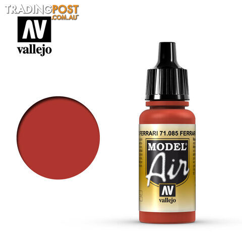 VALLEJO MODEL AIR ACRYLIC PAINT ITALIAN RED 71085 - VALLEJO