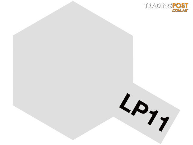 LP-11 TAMIYA LACQUER PAINT SILVER 10ml - TAMIYA PAINTS & Accessories