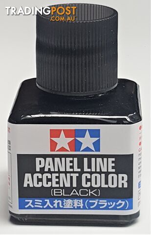 TAMIYA PANEL ACCENT BLACK SM75T87131 - TAMIYA PAINTS &amp; Accessories