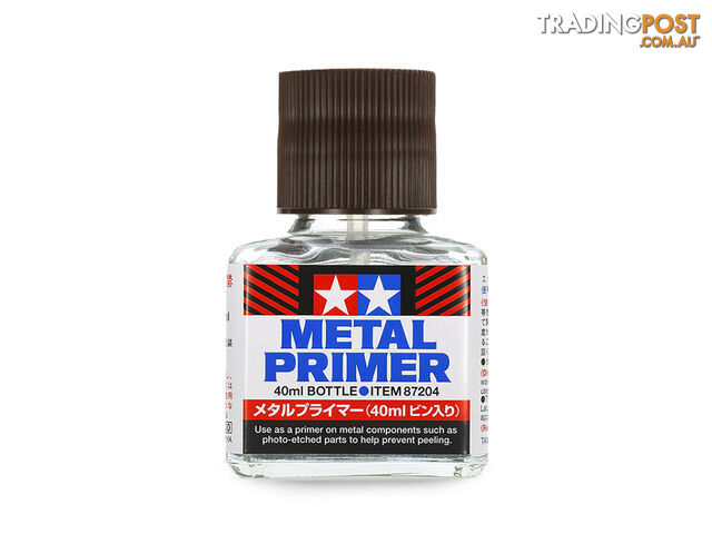 87204 TAMIYA METAL PRIMER (40ml Bottle) - TAMIYA PAINTS & Accessories