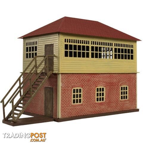 ATLAS HO TRAINMAN INTERLOCKING TOWER KIT AIATL0717 TRAIN ACCESSORIES - ATLAS