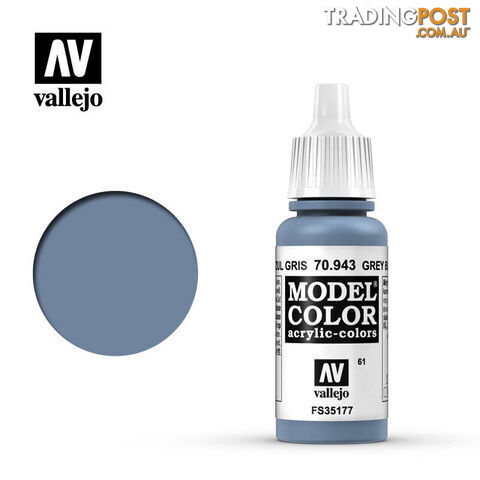 VALLEJO MODEL COLOR GREY BLUE 17ML AV70943 - VALLEJO