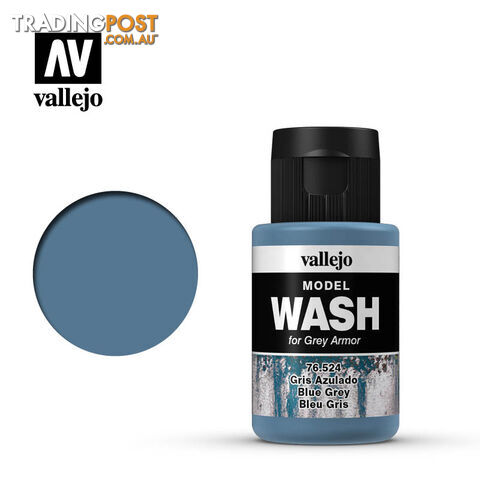 VALLEJO MODEL WASH BLUE GREY 76524 35ml - VALLEJO