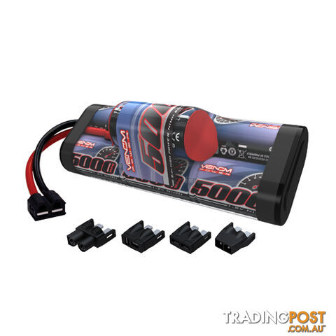 Venom 8.4v 5000mAh 7-Cell Hump Pack NiMH Battery with Universal Plug - VENOM