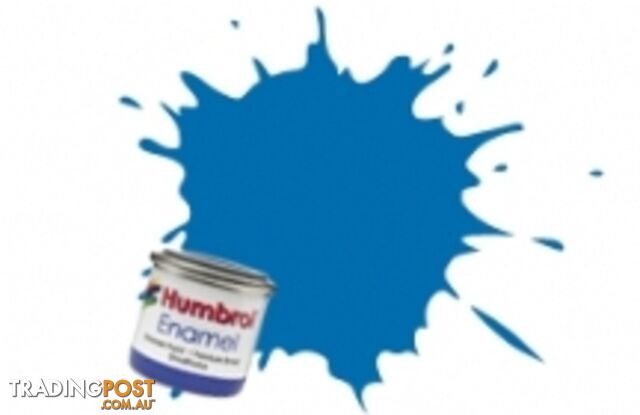 52 HUMBROL ENAMEL PAINT BALTIC BLUE METAL - HUMBROL