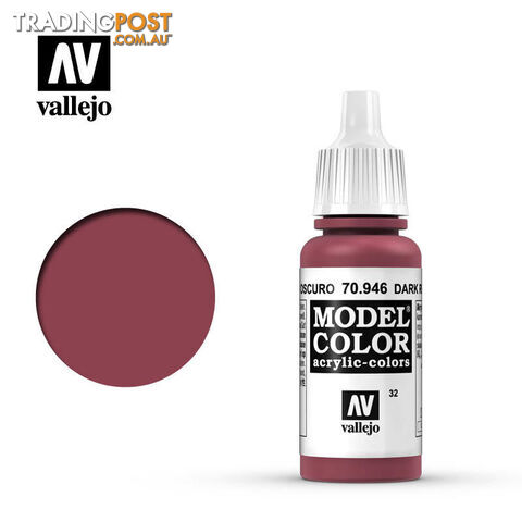 VALLEJO MODEL COLOR DARK RED 17ML AV70946 - VALLEJO