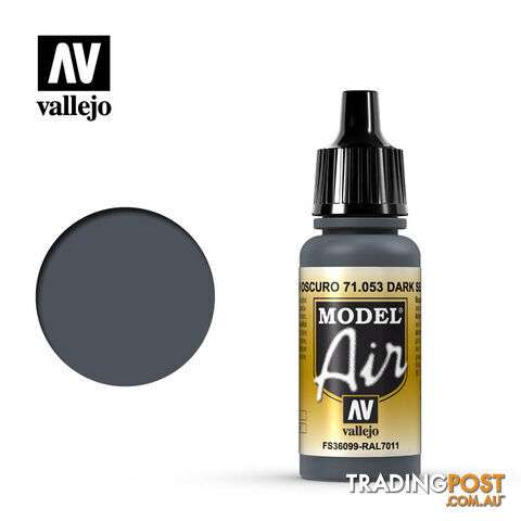 VALLEJO MODEL AIR ACRYLIC PAINT DARK SEAGREEN 71053 - VALLEJO