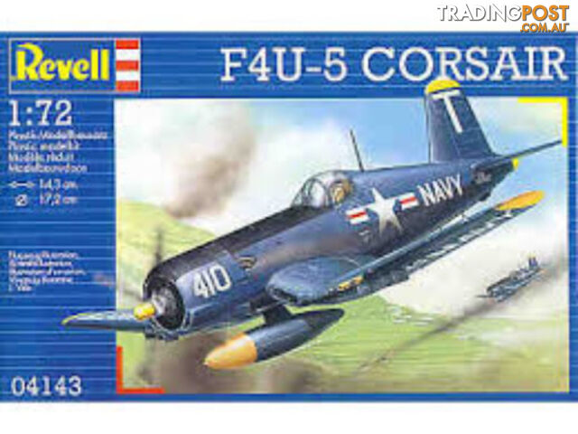 REVELL 1/72 F4U-5 CORSAIR 04143 PLASTIC MODEL KIT - REVELL