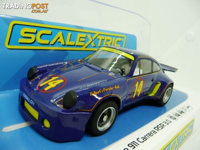 Scalextric C4241 Porsche 911 Carrera RSR Trans Am 1974 Al Holbert slot car also...