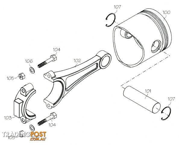 F1217 (YS ENGINE PART) E RING SET