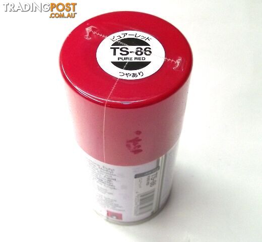 TS-86 TAMIYA ACRYLIC SPRAY PAINT BRILLIANT RED - TAMIYA PAINTS & Accessories
