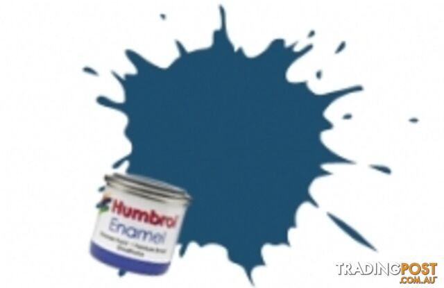 104   HUMBROL ENAMEL PAINT OXFORD BLUE MATT - HUMBROL