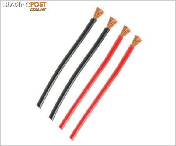 TY1 SILICONE BATT WIRE20G RED/BLACK 1METER TY4067 - TY1