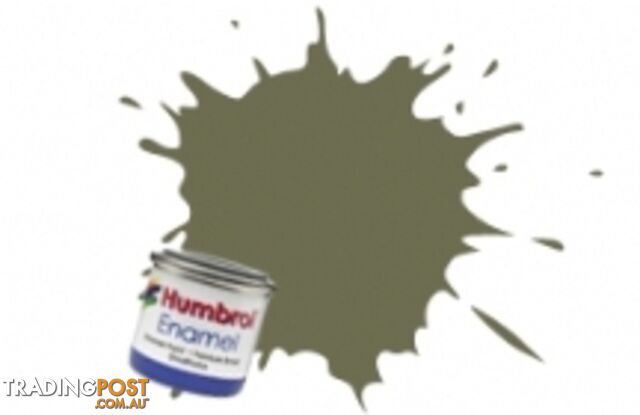 226   HUMBROL ENAMEL PAINT INTERIOR GREEN MATT - HUMBROL