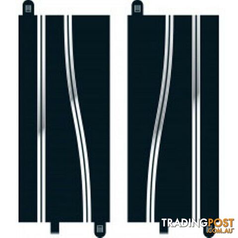 Scalextric C8246 Side Swipe Straights - 2 x 350mm - SCALEXTRIC - Does not apply