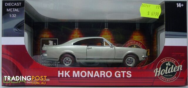 DDA Collectibles 1:32 Scale Silver Mink HK GTS 327 Monaro - Does not apply