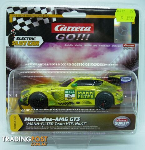 CARRERA GO Mercedes AMG GT3 Mann Filter Team HTP  47 - CARRERA - Does not apply