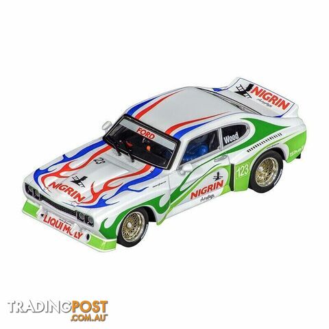 Carrera EVO 1:32 Ford Capri RS 3100 R Wood No123 slot car also suits scalextric...