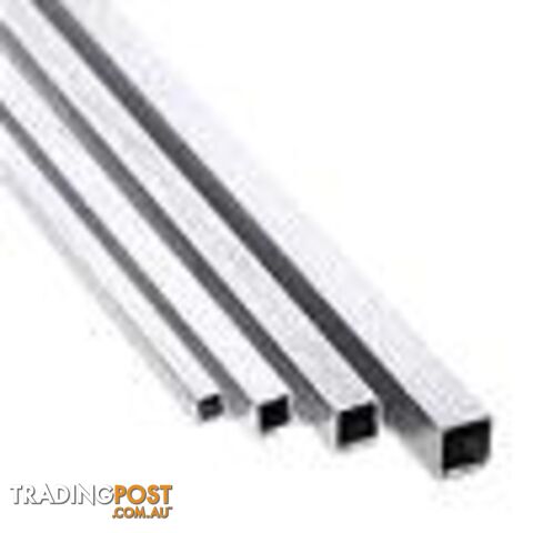 K&S METAL #83011 ALUMINIUM SQUARE TUBE .014 WALL (12IN LENGTHS) 1/8IN (1 TUBE...