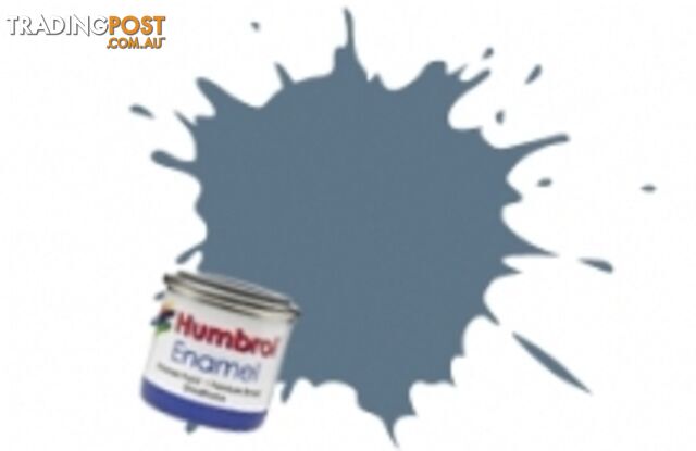 144 HUMBROL ENAMEL PAINT INTERMEDIATE BLUE MATT - HUMBROL