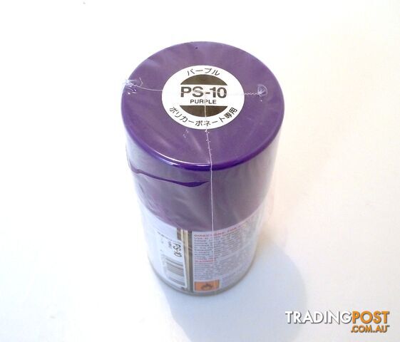 PS-10 TAMIYA POLYCARBONATE SPRAY PAINT PURPLE - TAMIYA PAINTS & Accessories