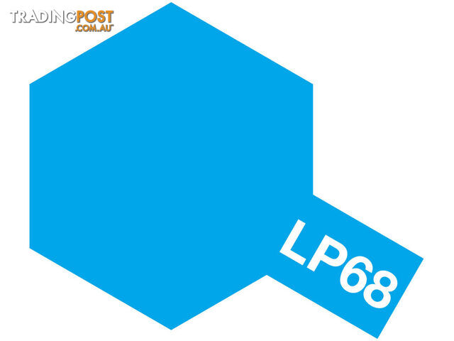 LP-68 TAMIYA LACQUER PAINT CLEAR BLUE 10ml - TAMIYA PAINTS & Accessories