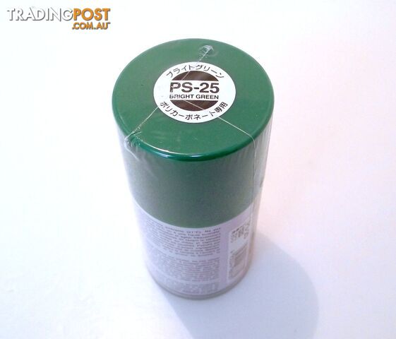 PS-25 TAMIYA POLYCARBONATE SPRAY PAINT BRIGHT GREEN - TAMIYA PAINTS &...