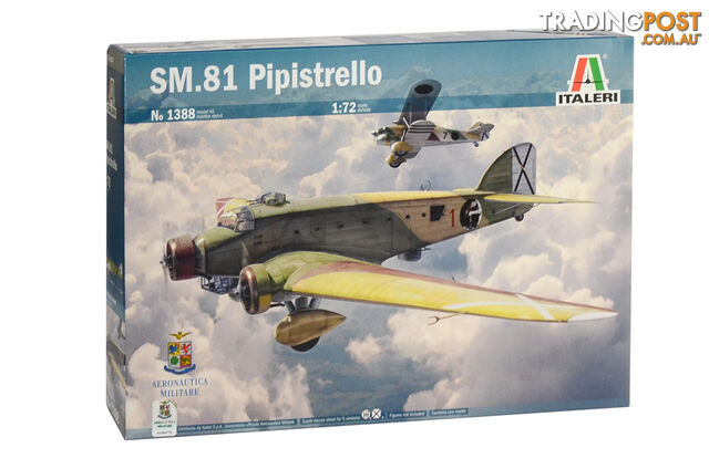 ITALERI SM.81 PIPISTRELLO 1/72 (1388) PLASTIC MODEL KIT - ITALERI