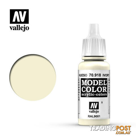 VALLEJO MODEL COLOR IVORY 17ML AV70918 - VALLEJO