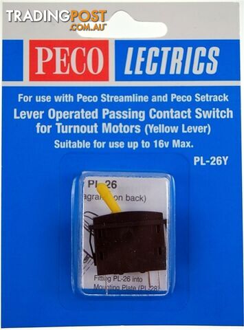 PECO PL26Y PASSING CONT SWITCH YELLO - PECO