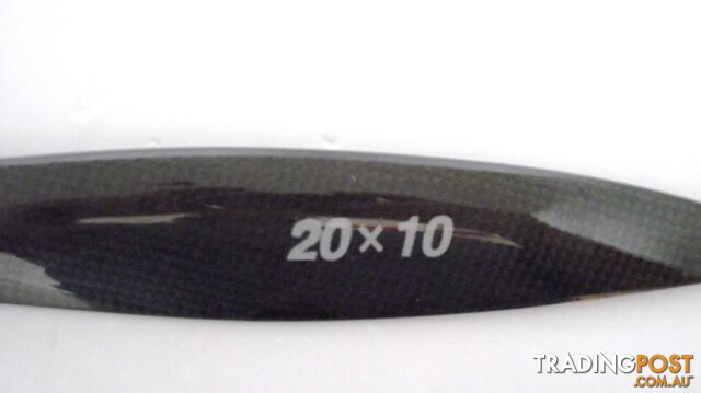 XOAR PROP 20X10 HOLLOW CARBON FIBRE 2 BLADE - XOAR