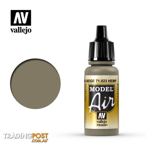 VALLEJO MODEL AIR ACRYLIC PAINT HEMP 71023 - VALLEJO