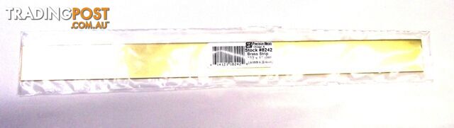 K&S METAL #8242 .032 X 1' BRASS STRIP 1PC - K & S METALS