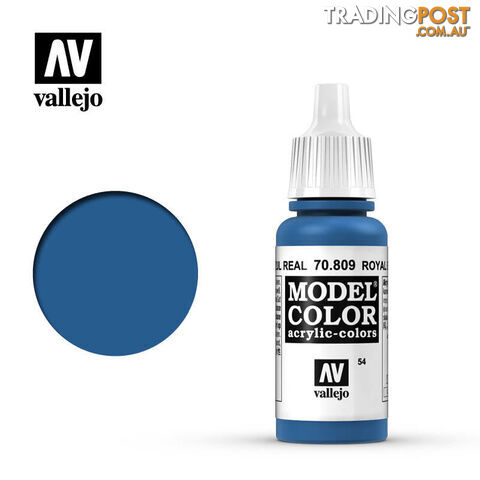 VALLEJO MODEL COLOR ROYAL BLUE 17ML AV70809 - VALLEJO
