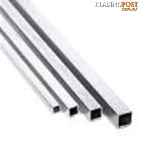 K&S METAL #83012 ALUMINIUM SQUARE TUBE .014 WALL (12IN LENGTHS) 5/32IN(1 TUBE...