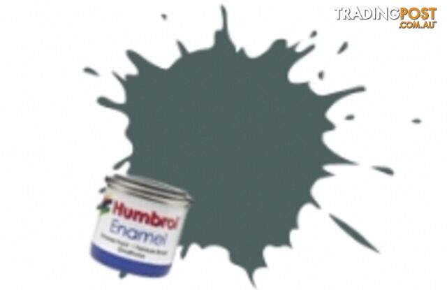 75 HUMBROL ENAMEL PAINT BRONZE GREEN MATT - HUMBROL
