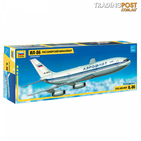 ZVEZDA 1/144  ILYUSHIN IL-86 ZV7001 PLASTIC MODEL KIT - ZVEZDA