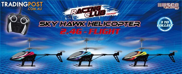 RUSCO RACING RC SKY HAWK RACING HELICOPTER NK3 - RUSCO RACING