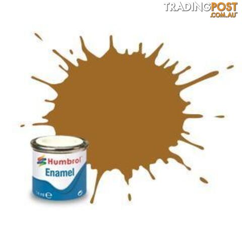 234 HUMBROL ENAMEL PAINT DARK FLESH MATT - HUMBROL