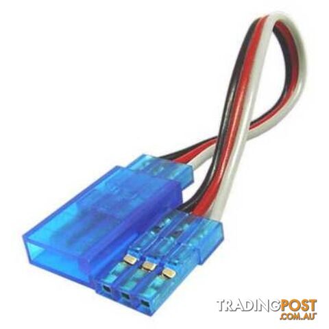 TY1 SERVO EXTENSION LEAD 600MM BLUE TY405460B 60 STRAND GOLD PIN - TY1